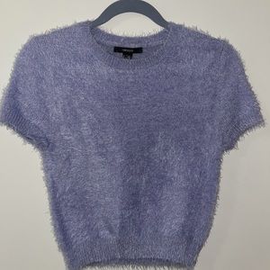 Fuzzy Lavender Forever 21 Top